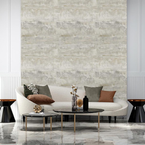Monet Natural neutral wallpaper roomset