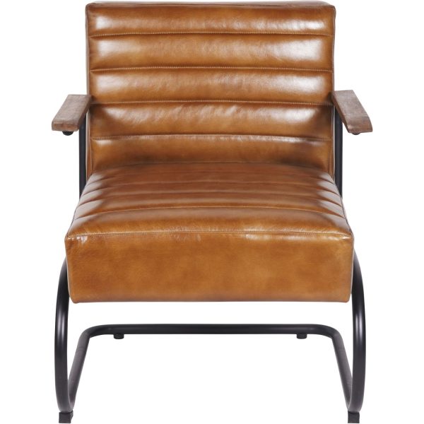 Henrick Occasional Leather Chair is Cognac