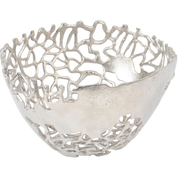 Apo Aluminium Decorative Coral Patterned Bowl