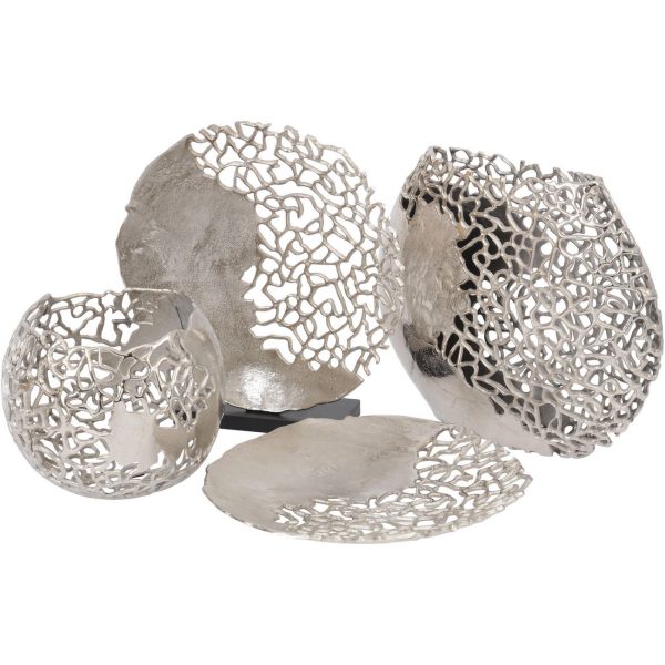 Apo Coral Spherical Aluminium Vase