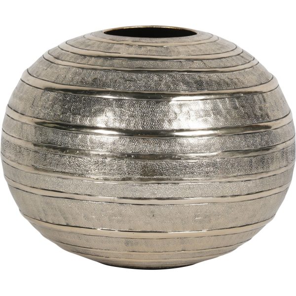 Gilver Rings Ball Vase 21cm