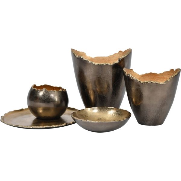 Merapi Lava range of vases, bowls and platter