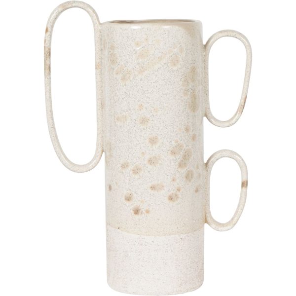 Zahara Handled Ceramic Vase Small 30cm